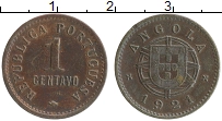 Продать Монеты Ангола 1 сентаво 1921 Бронза