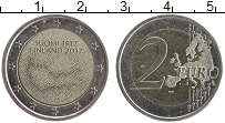 Продать Монеты Финляндия 2 евро 2017 Биметалл