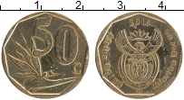 Продать Монеты ЮАР 50 центов 2015 Бронза