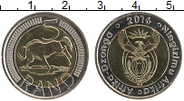 Продать Монеты ЮАР 5 ранд 2016 Биметалл