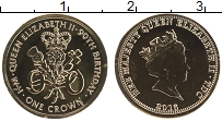 Продать Монеты Тристан-да-Кунья 1 крона 2016 Золото