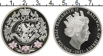 Продать Монеты Остров Джерси 5 фунтов 2021 Серебро