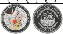 Продать Монеты Либерия 2 доллара 2012 Серебро