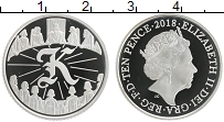 Продать Монеты Великобритания 10 пенсов 2018 Серебро