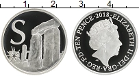 Продать Монеты Великобритания 10 пенсов 2018 Серебро