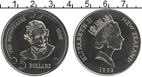 Продать Монеты Новая Зеландия 5 долларов 1992 Медно-никель