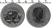 Продать Монеты Канада 8 долларов 2014 Серебро