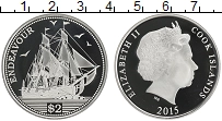 Продать Монеты Острова Кука 2 доллара 2015 Серебро