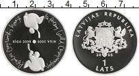 Продать Монеты Латвия 1 лат 2006 Серебро