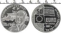Продать Монеты Израиль 50 евро 1997 Серебро
