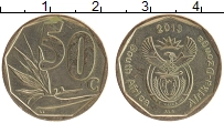 Продать Монеты ЮАР 50 центов 2013 Бронза