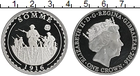 Продать Монеты Гибралтар 1 крона 2016 Серебро