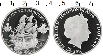 Продать Монеты Соломоновы острова 1 доллар 2016 Серебро