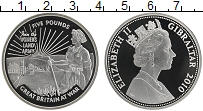 Продать Монеты Гибралтар 5 фунтов 2010 Серебро