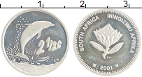 Продать Монеты ЮАР 2 1/2 цента 2004 Серебро