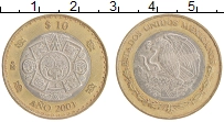 Продать Монеты Мексика 10 песо 2001 Биметалл