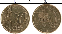 Продать Монеты Кипр 10 евроцентов 2008 Латунь