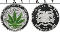 Продать Монеты Бенин 1000 франков 2010 Серебро