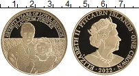 Продать Монеты Острова Питкэрн 1 крона 2022 Позолота