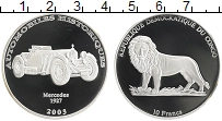 Продать Монеты Конго 10 франков 2003 Серебро