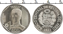 Продать Монеты Перу 1 соль 2023 Медно-никель