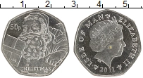 Продать Монеты Остров Мэн 50 пенсов 2011 Медно-никель