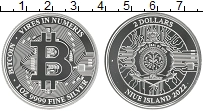 Продать Монеты Ниуэ 2 доллара 2022 Серебро