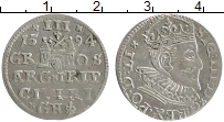 Продать Монеты Польша 3 гроша 1598 Серебро