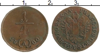 Продать Монеты Австрия 1/4 крейцера 1800 Медь