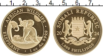 Продать Монеты Сомали 1000 шиллингов 2024 Золото