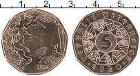 Продать Монеты Австрия 5 евро 2024 Медь