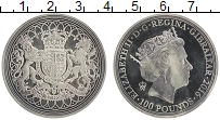 Продать Монеты Гибралтар 100 фунтов 2016 Серебро