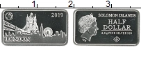 Продать Монеты Соломоновы острова 1/2 доллара 2019 Серебро