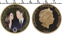 Продать Монеты Острова Кука 1 доллар 2011 Позолота