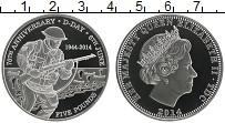 Продать Монеты Тристан-да-Кунья 5 фунтов 2014 Серебро
