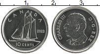Продать Монеты Канада 10 центов 2023 Медно-никель
