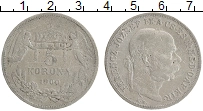 Продать Монеты Венгрия 5 крон 1900 Серебро