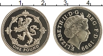 Продать Монеты Великобритания 1 фунт 1999 Латунь