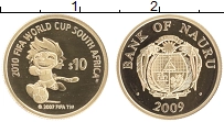Продать Монеты Науру 10 долларов 2009 Золото