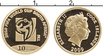 Продать Монеты Острова Кука 10 долларов 2009 Золото