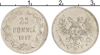 Продать Монеты 1894 – 1917 Николай II 25 пенни 1917 Серебро