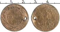Продать Монеты Швеция 1 далер 1712 Медь