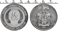 Продать Монеты Карибы 2 доллара 2023 Серебро