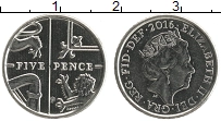 Продать Монеты Великобритания 5 пенсов 2016 Медно-никель