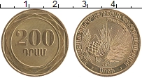 Продать Монеты Армения 200 драм 2014 Бронза