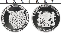 Продать Монеты Чад 5000 франков 2024 Серебро