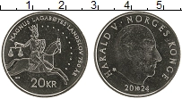 Продать Монеты Норвегия 20 крон 2024 Медно-никель