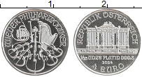 Продать Монеты Австрия 4 евро 2024 Платина