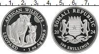 Продать Монеты Сомали 100 шиллингов 2024 Серебро
