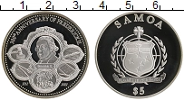 Продать Монеты Самоа 5 тала 2012 Серебро